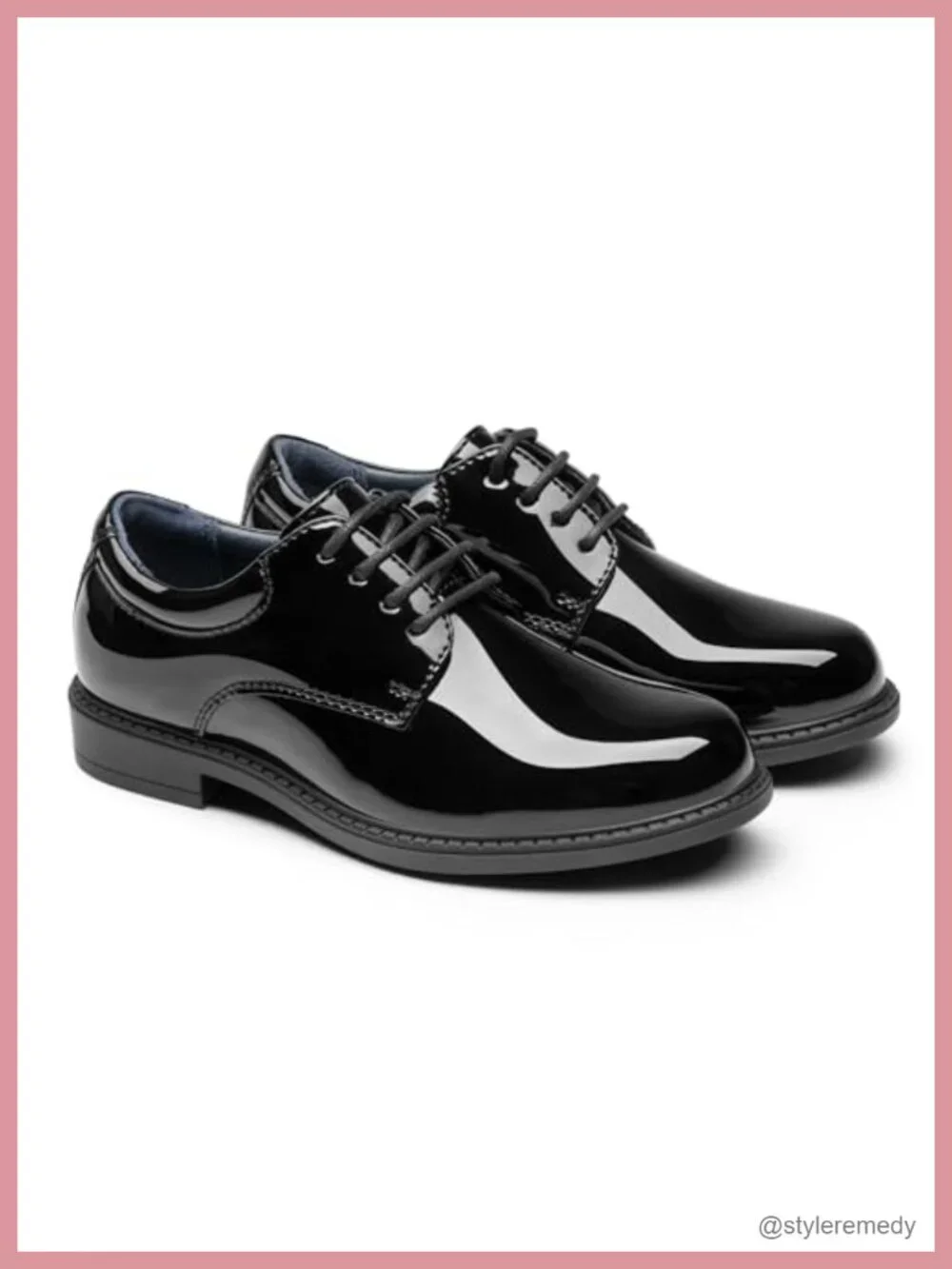 Boys Oxford Dress Shoes Lace-Up Memory Foam Insole Formal Party